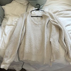 Cream Free People Sweater